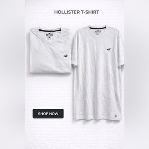 Hollister Classic White Short Sleeve Tee